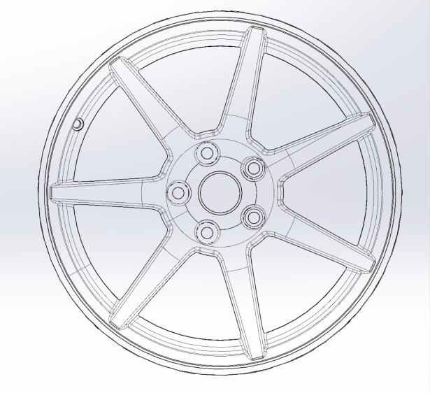 C-INERTIA automotive wheel drawing from the SEMA 2024 press release.
