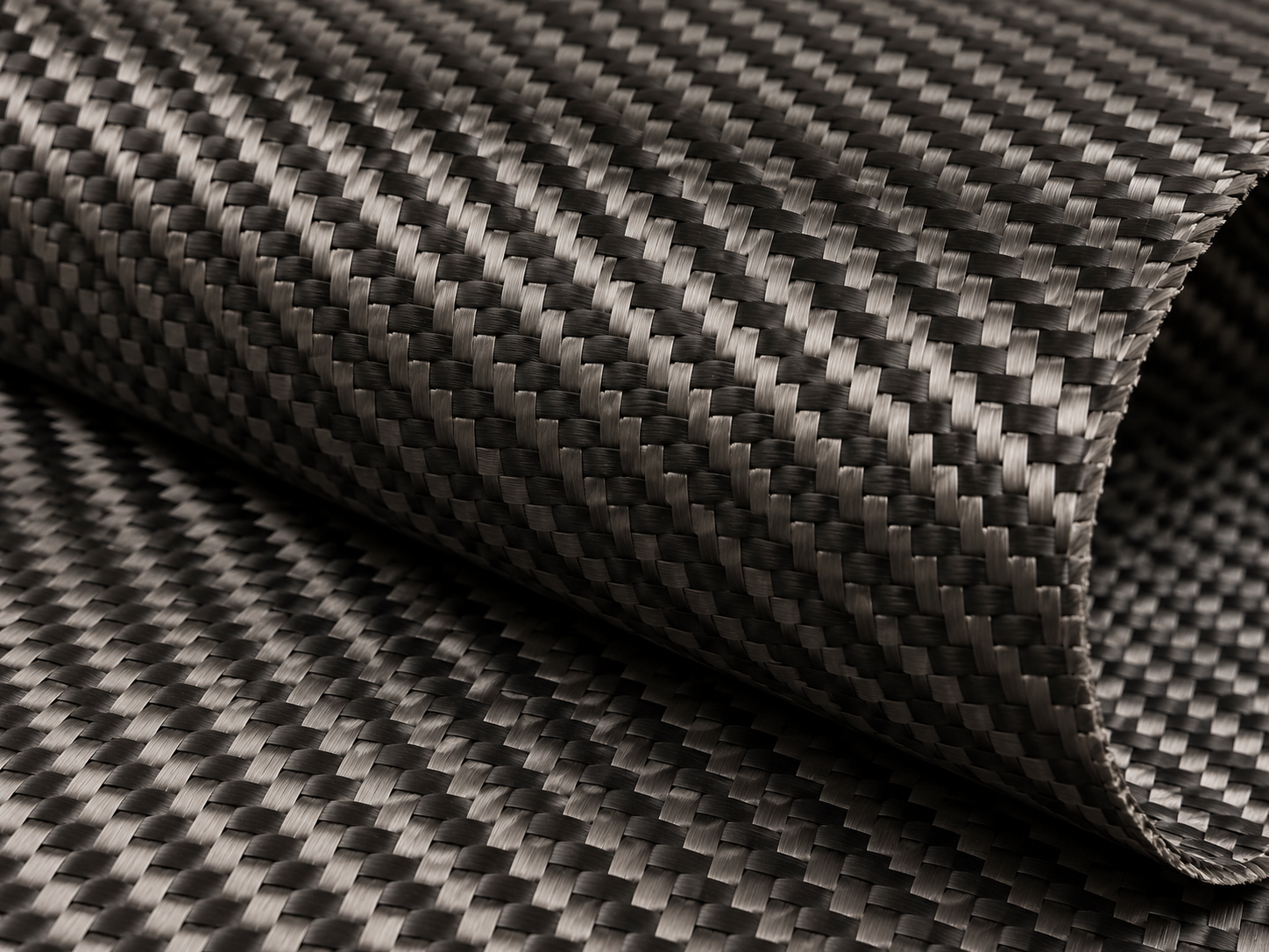 Dry carbon fibre fabric
